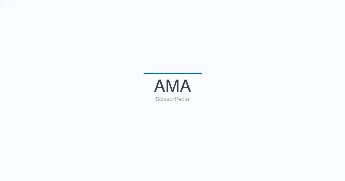 AMA scissors