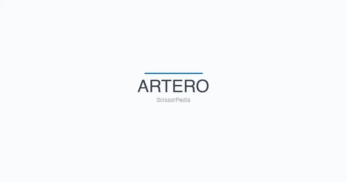 ARTERO scissors