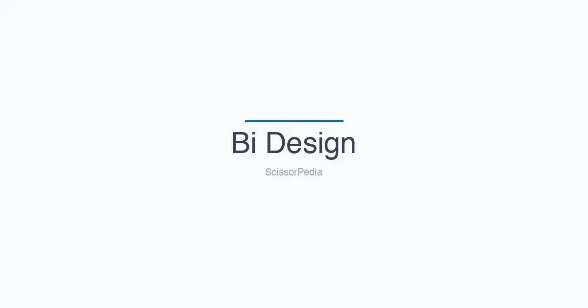 Bi Design shears