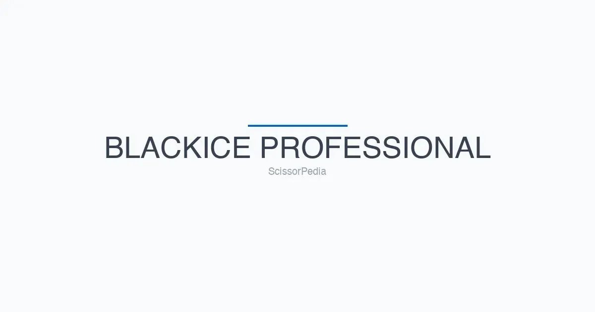 BLACKICE PROFESSIONAL shears