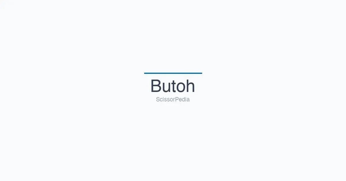 Butoh shears