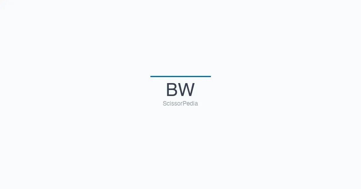 BW shears
