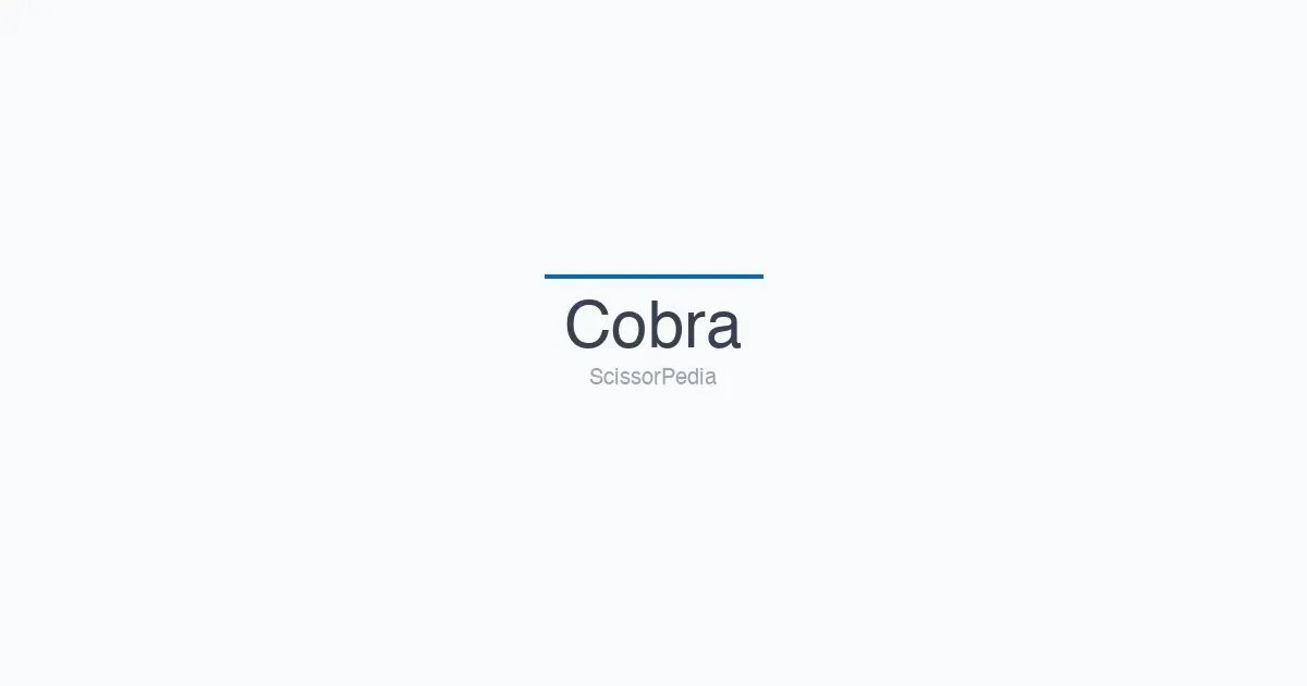 Cobra scissors