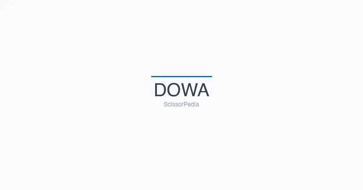 DOWA shears