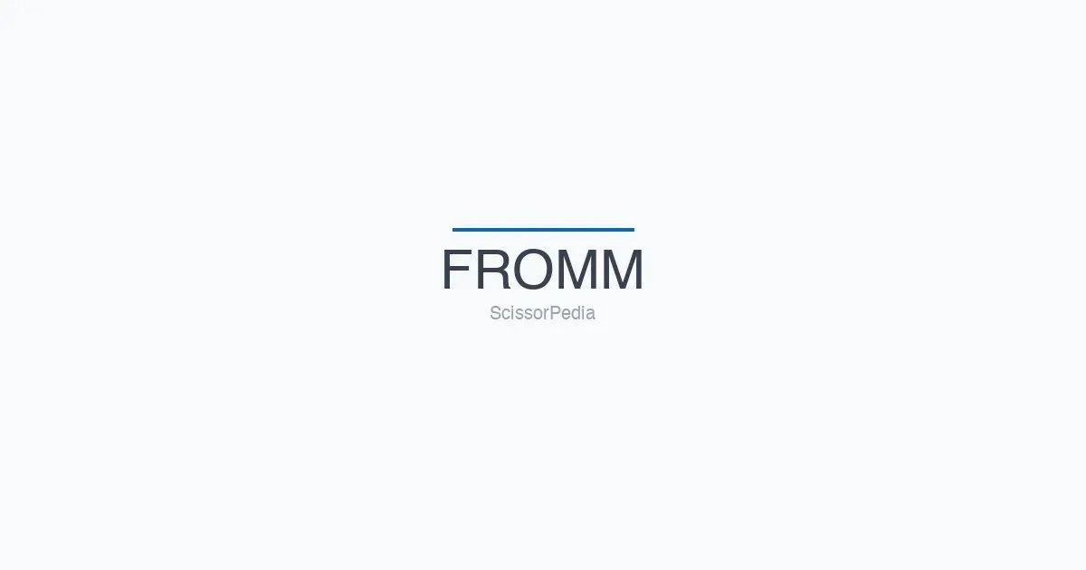 FROMM shears