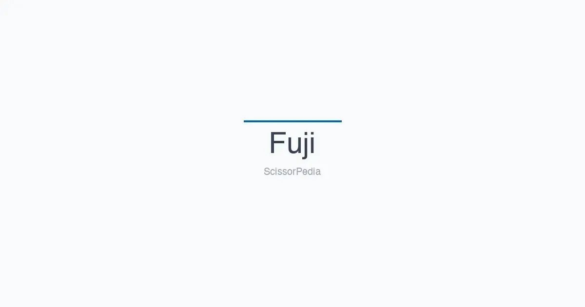 Fuji shears