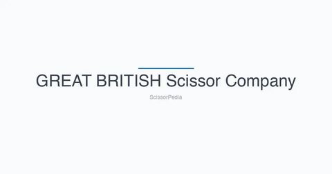 GREAT BRITISH Scissor Company shears
