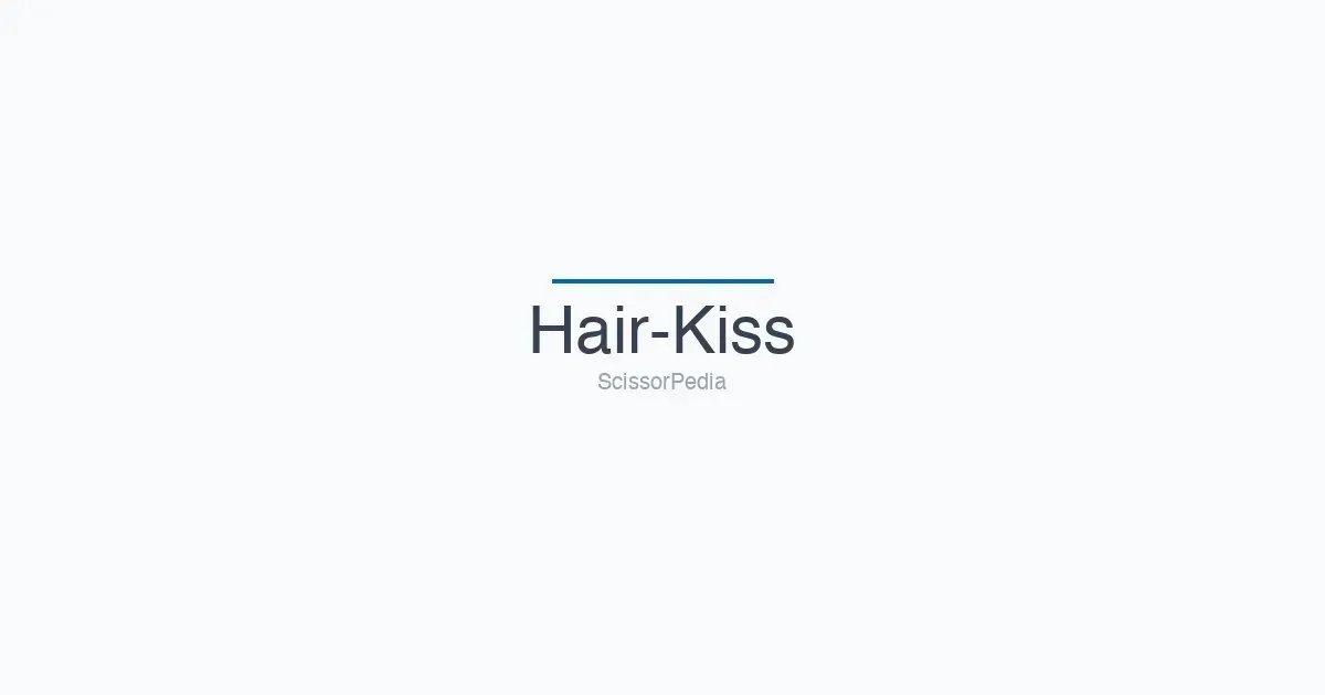 Hair-Kiss scissors