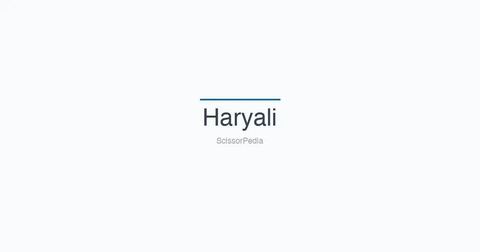 Haryali shears