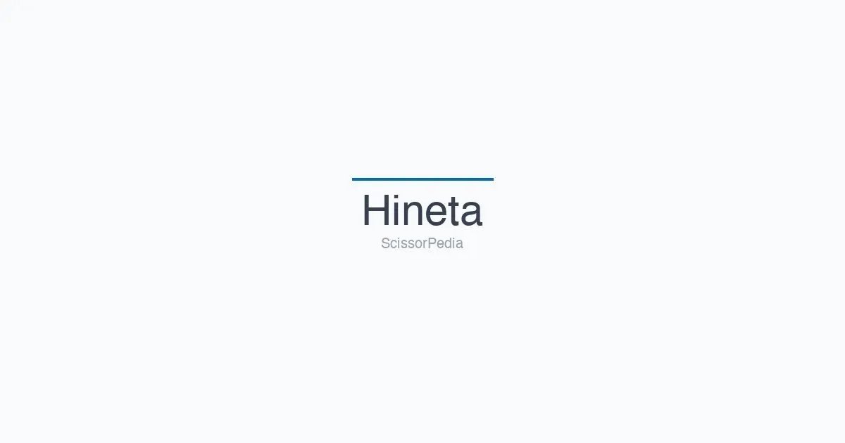 Hineta shears