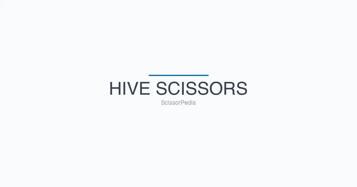 HIVE SCISSORS shears