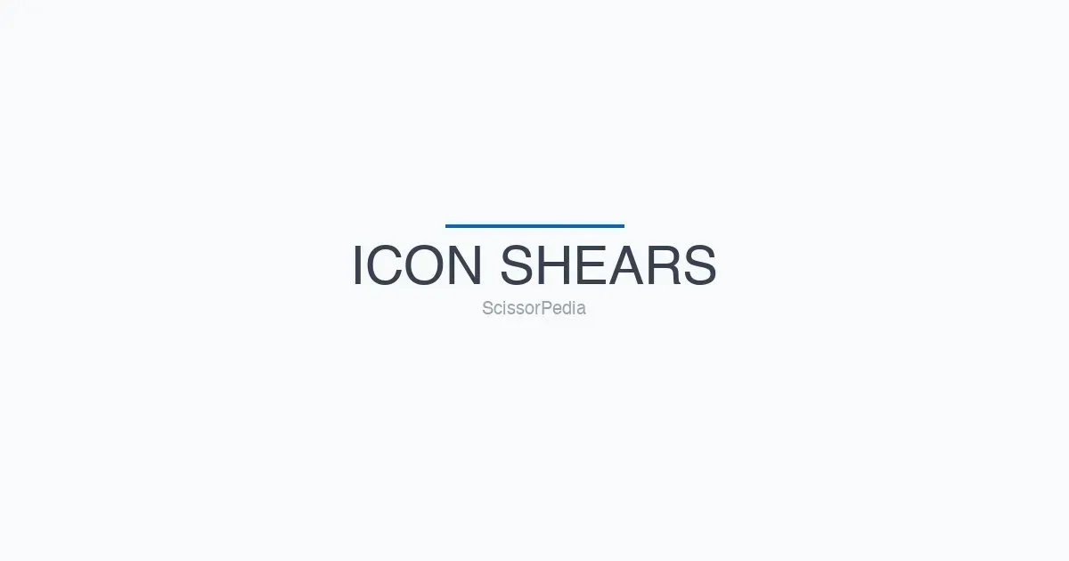 ICON SHEARS shears