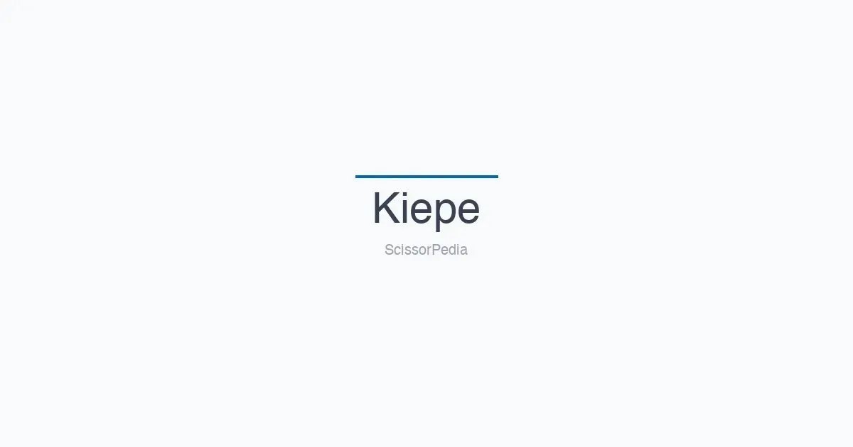 Kiepe shears