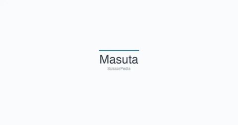 Masuta shears