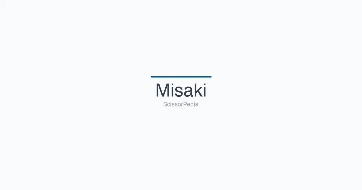 Misaki shears