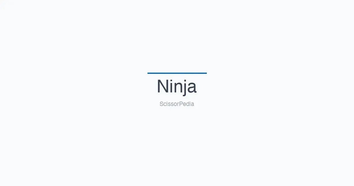 Ninja shears