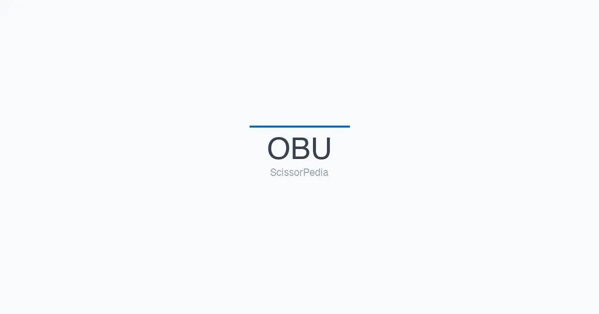 OBU shears