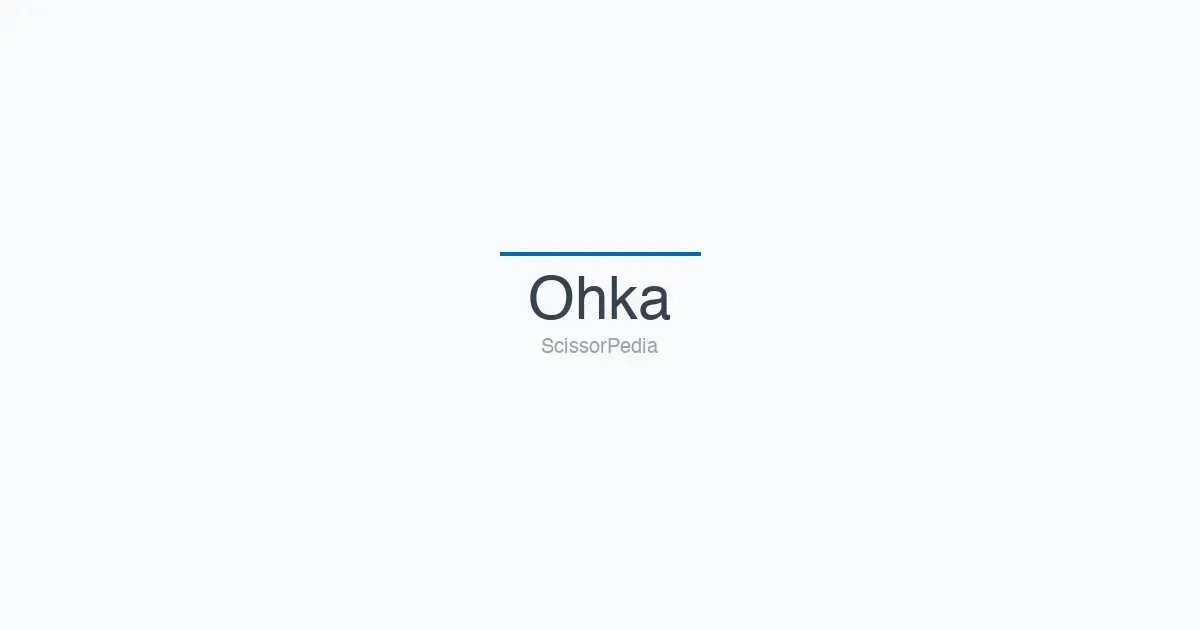 Ohka scissors