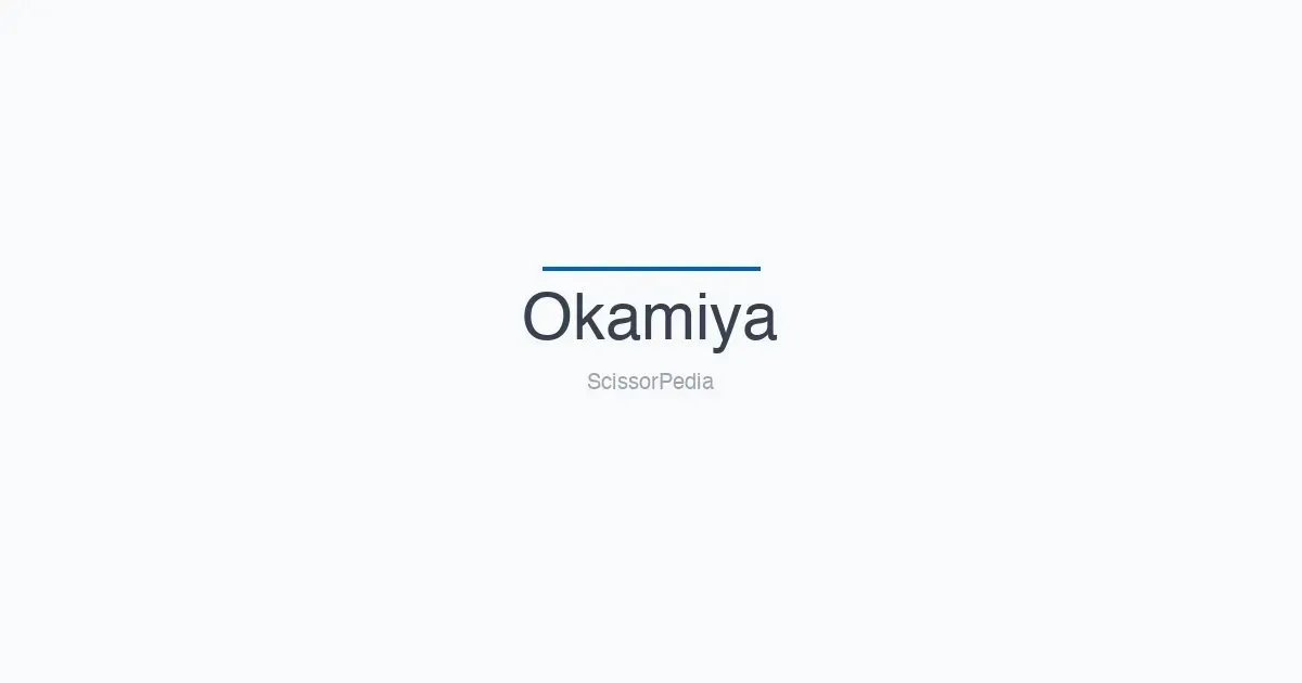 Okamiya shears