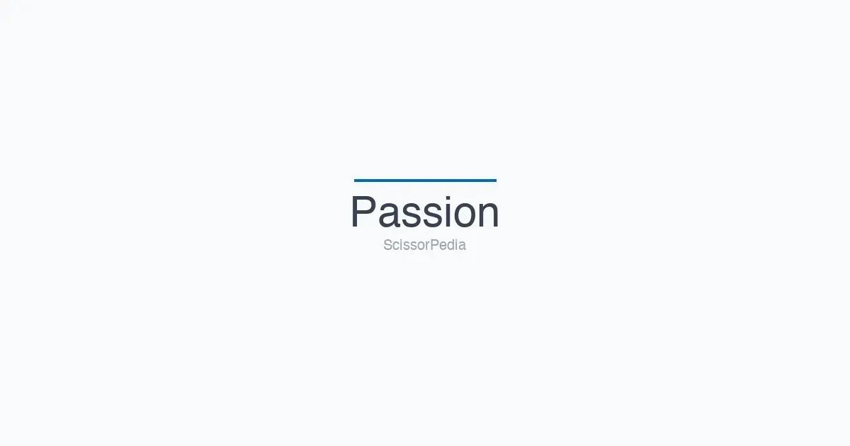 Passion shears