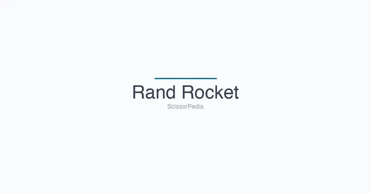 Rand Rocket shears