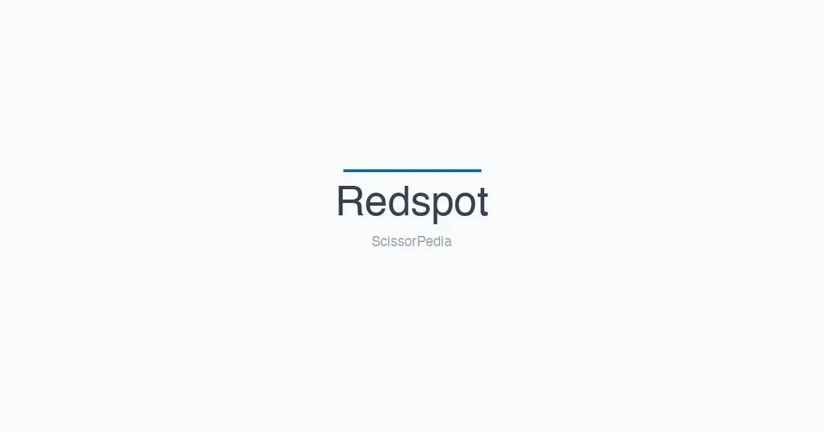 Redspot shears