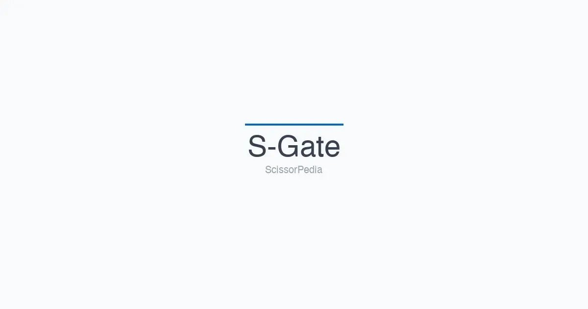 S-Gate shears