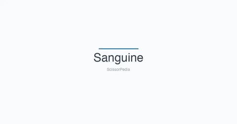 Sanguine shears