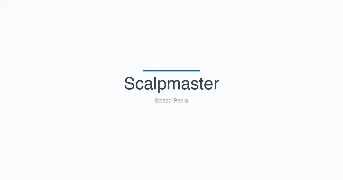 Scalpmaster shears