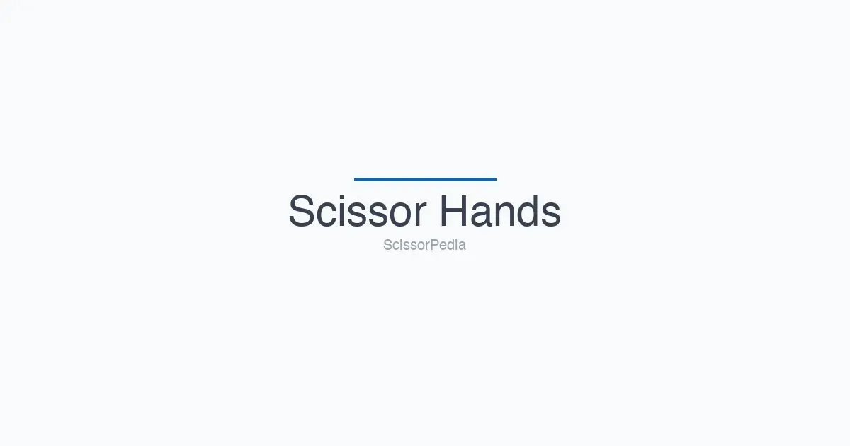Scissor Hands shears