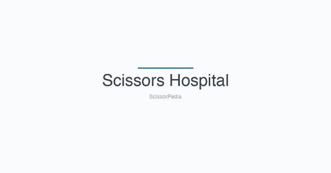 Scissors Hospital shears