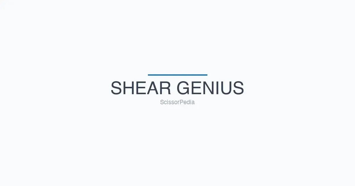 SHEAR GENIUS shears
