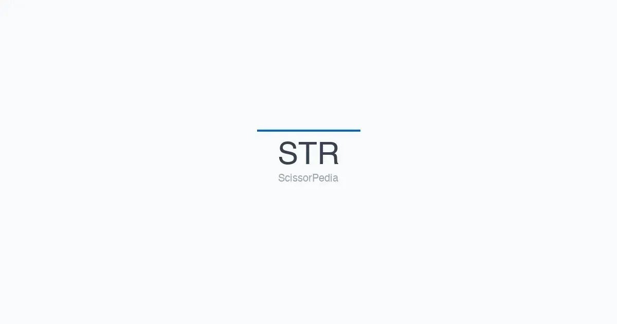 STR shears