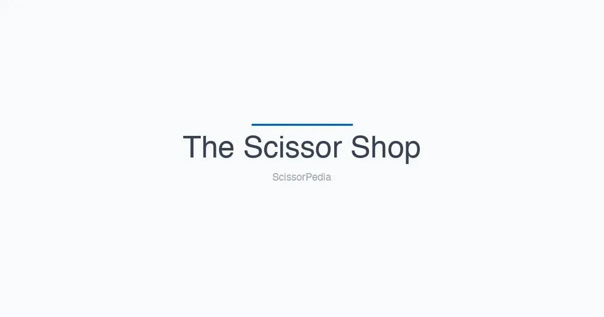 The Scissor Shop shears