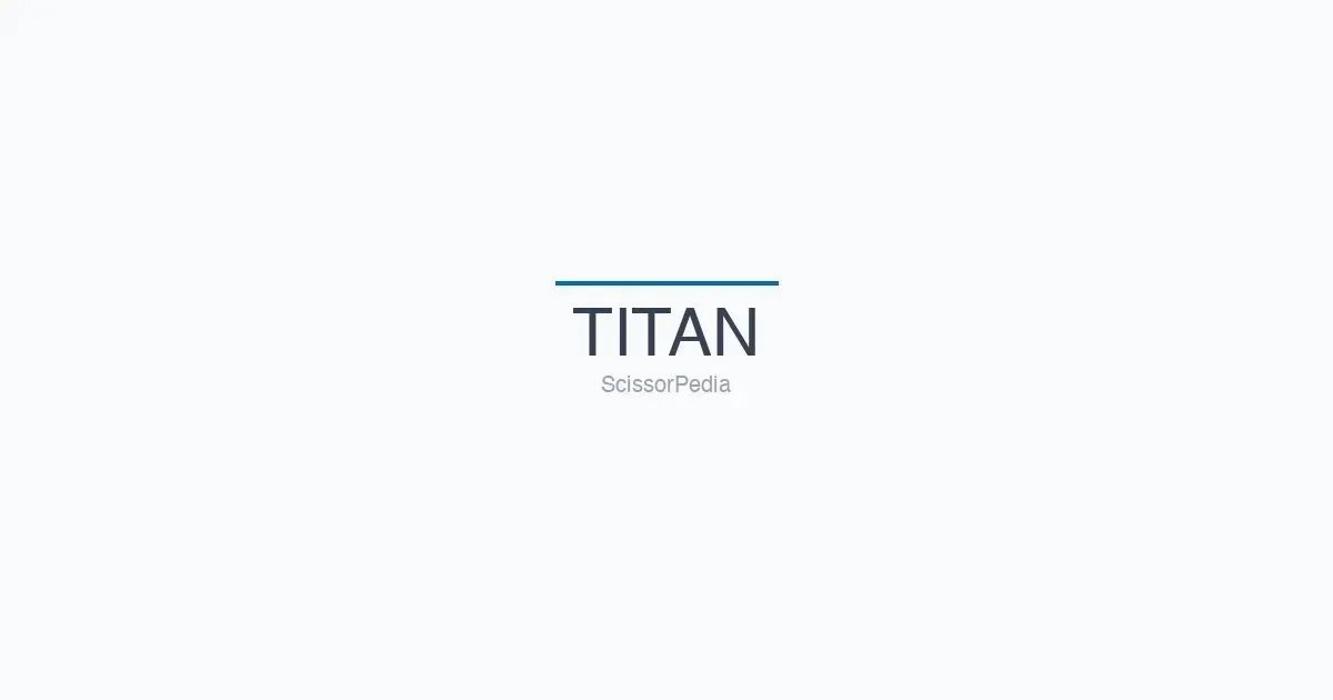 TITAN shears