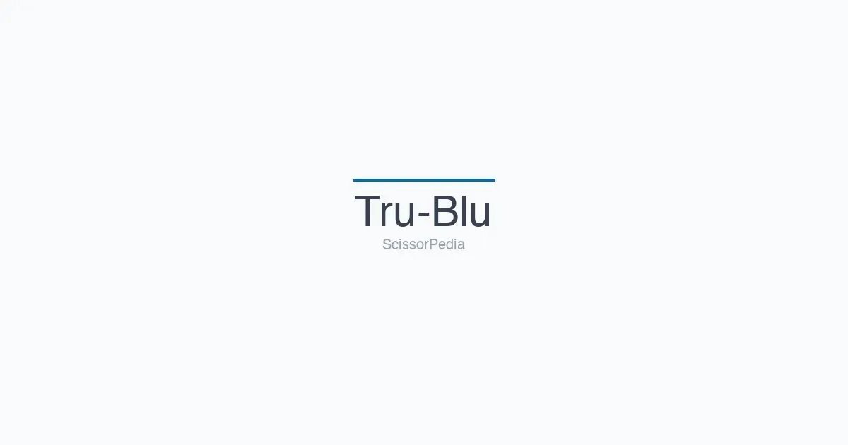 Tru-Blu shears
