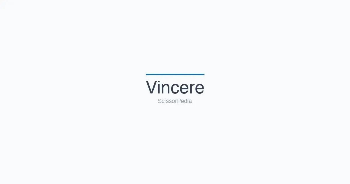 Vincere scissors