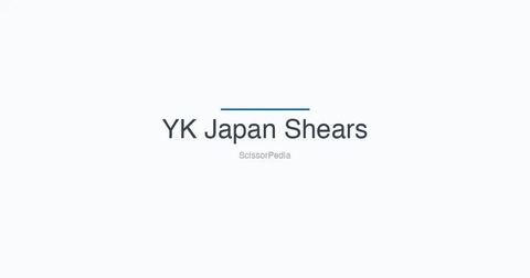 YK Japan Shears shears